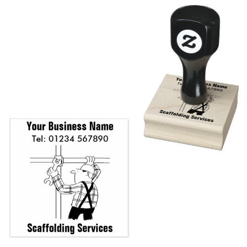 Scaffold Company or Scaffolding Services Rubber Stamp
