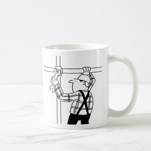 Scaffolder Cartoon Coffee Mug