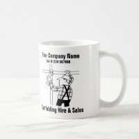 Scaffolder Erecting Scaffolding Hire & Sales Coffee Mug