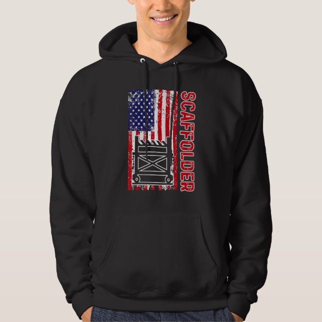Scaffolder Mentoring Scaffold Builder Scaffolding Hoodie (Front)
