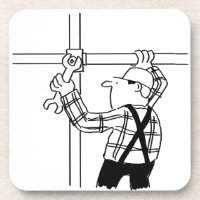 Scaffolder with Scaffolding Beverage Coaster