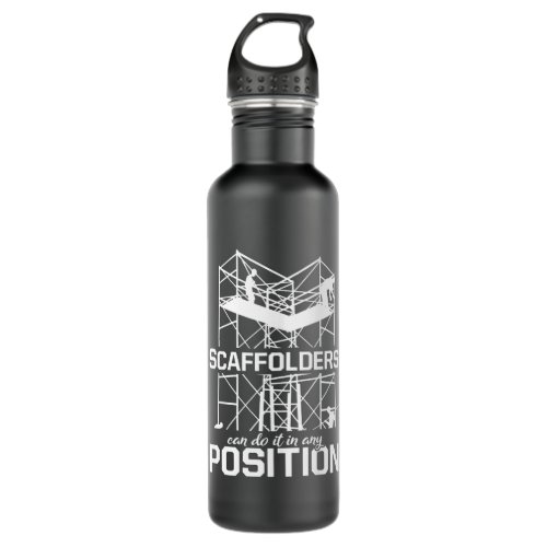 Scaffolders Position Scaffolding Scaffold Builder Stainless Steel Water Bottle