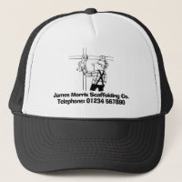Scaffolders & Scaffolding Business Cartoon Trucker Hat