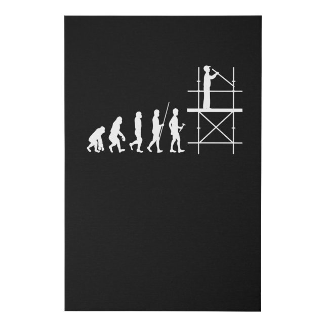 Scaffolding Evolution Craftsman Scaffolding Faux Canvas Print (Front)