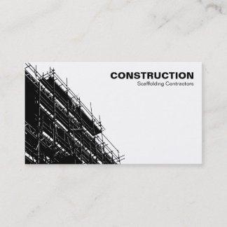 Scaffolding HC - White Business Card