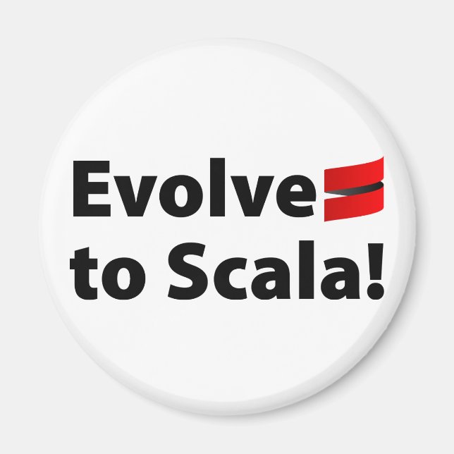 Scala Magnet, Evolve Logo Magnet (Front)