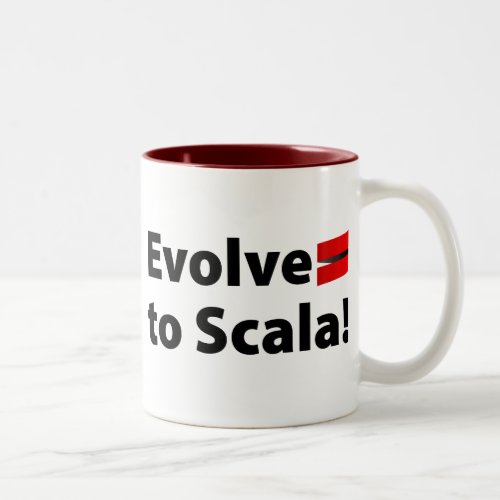 Scala Mug or Stein Evolve Logo