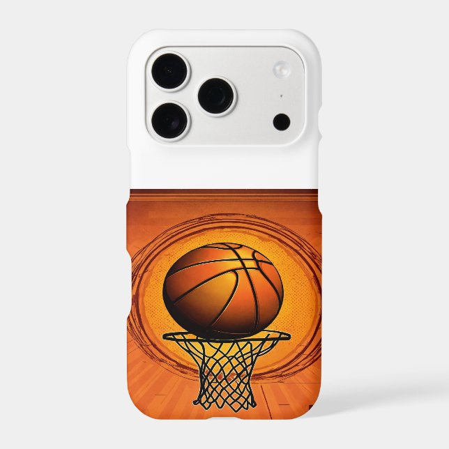 Scalable Hoops – Basketball Vector Graphics Iphone Case (Back)