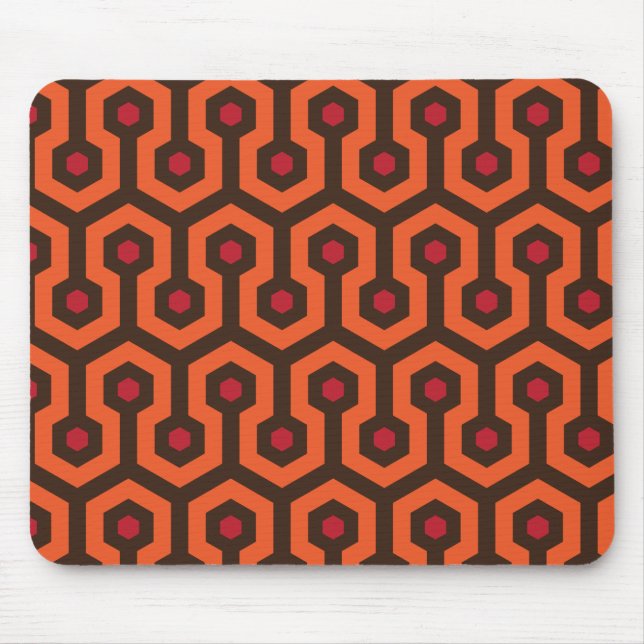 Scalable Size Overlook Hotel Design Mouse Pad (Front)