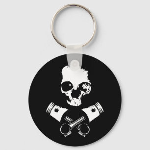 Scalawag & Crossed Pistons Keychain