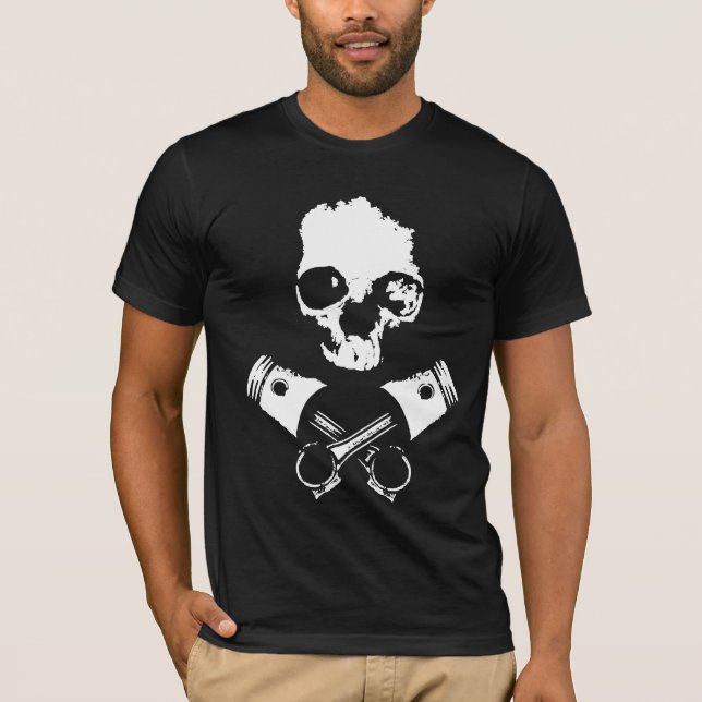 Scalawag & Crossed Pistons T-Shirt (Front)