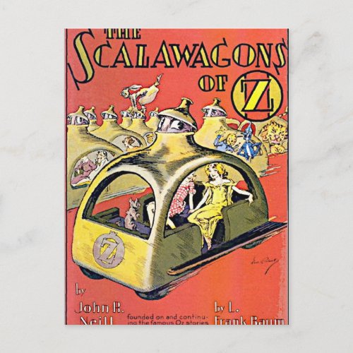 Scalawagons Of Oz Postcard