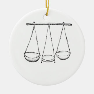 Scale Ceramic Ornament