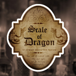 Scale of Dragon Apothecary DC Sticker