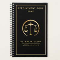 Scale Of Justice Attorney At Law Appointment Book