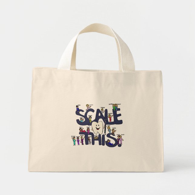 Scale-This-Bag Mini Tote Bag (Front)