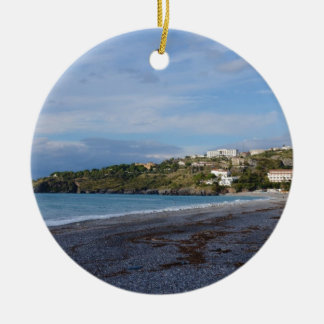 Scalea Beach, Calabria Ceramic Ornament