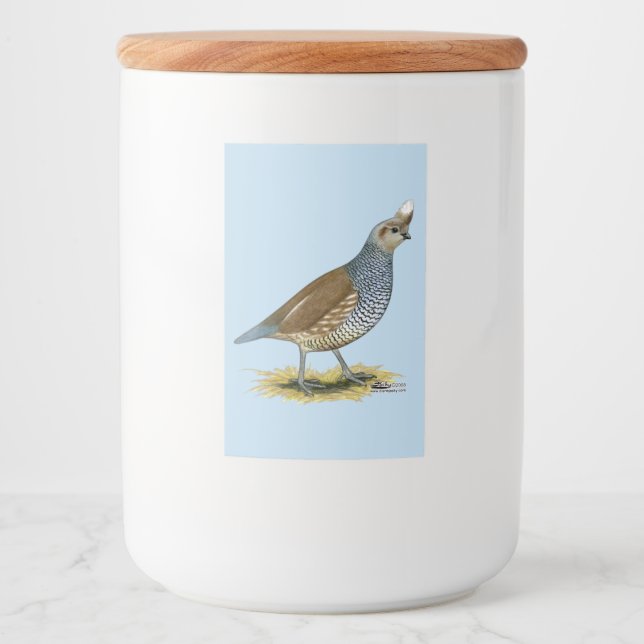 Scaled Quail Food Label (Front)