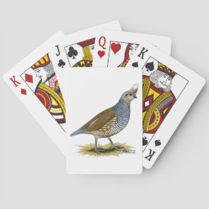 Scaled Quail Poker Cards