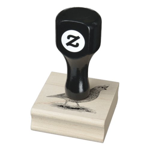 Scaled Quail Rubber Stamp