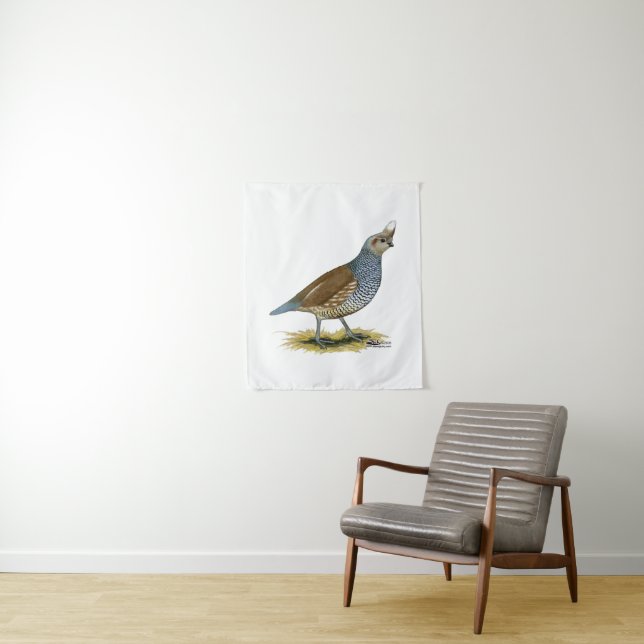 Scaled Quail Tapestry (In Situ)