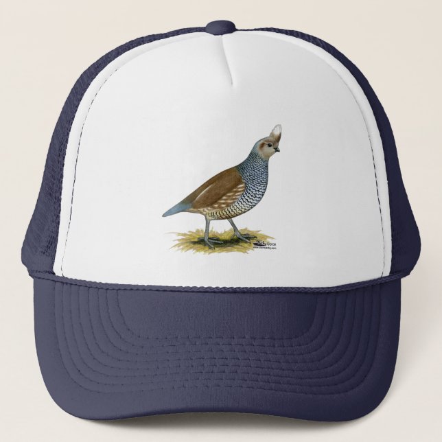 Scaled Quail Trucker Hat (Front)