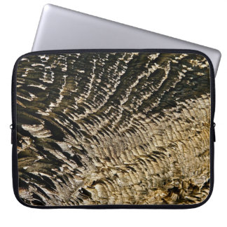 SCALED TREE BARK PATTERN LAPTOP SLEEVE