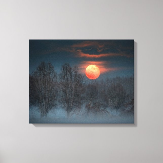 Scalenghe in Piedmont, Italy Canvas Print (Front)