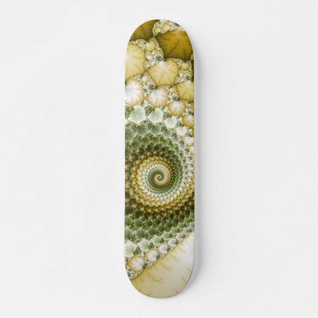 Scales Fractal Art Skateboard Deck (Front)