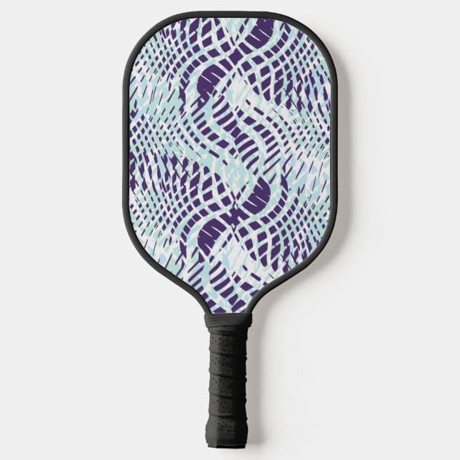 Scales - Mint Indigo Pickleball Paddle (Back)