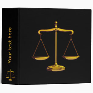 Scales of Justice - Binder