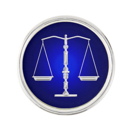 Scales of Justice  Blue Supernova Light Pin