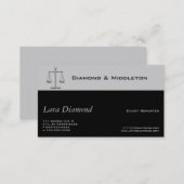 Scales of Justice Business Card (Front/Back)