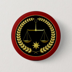 Scales of Justice Button