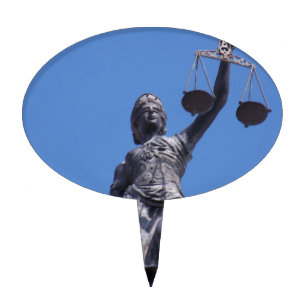 Scales of Justice Cake Topper
