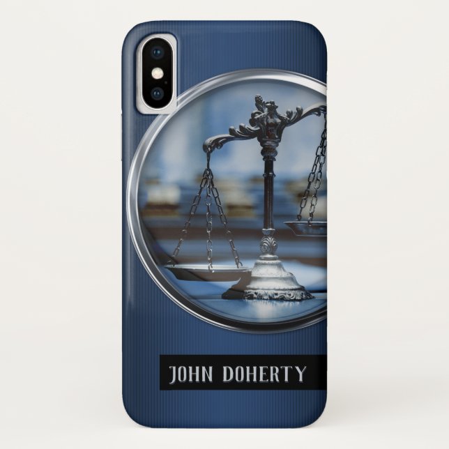Scales of Justice Case-Mate iPhone Case (Back)