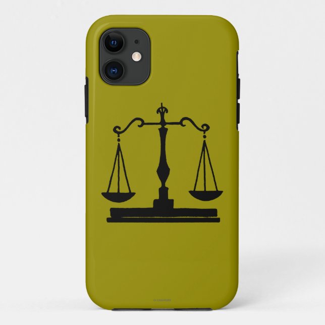 Scales Of Justice Case-Mate iPhone Case (Back)