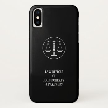 Scales Of Justice Iphone X Case by BestCases4u at Zazzle