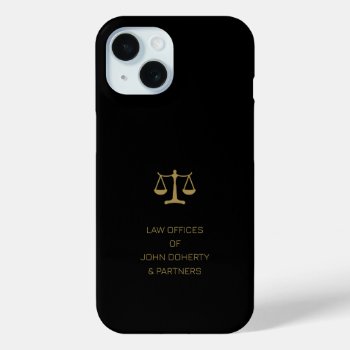 Scales Of Justice Iphone 15 Case by BestCases4u at Zazzle