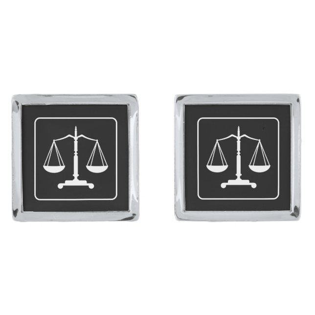 Scales of Justice | Classic Cufflinks (Front)