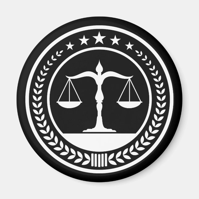 Scales of Justice | Classic Magnet (Front)