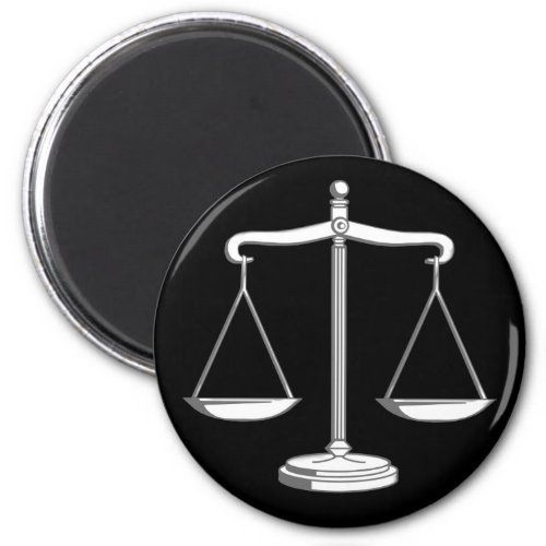 Scales of Justice  Classic Magnet