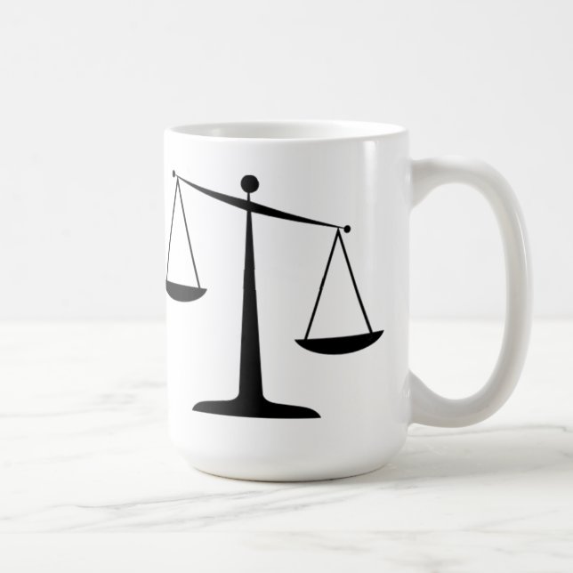 Scales of Justice Coffee Mug (Right)