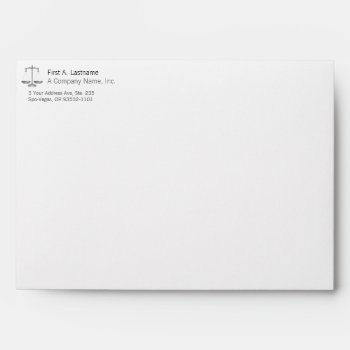 Scales Of Justice Envelope by TerryBain at Zazzle