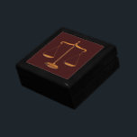 Scales of Justice - Gift Box<br><div class="desc">Gift Box with scales of justice symbol. Perfect for lawyers, attorneys, judges, etc.</div>