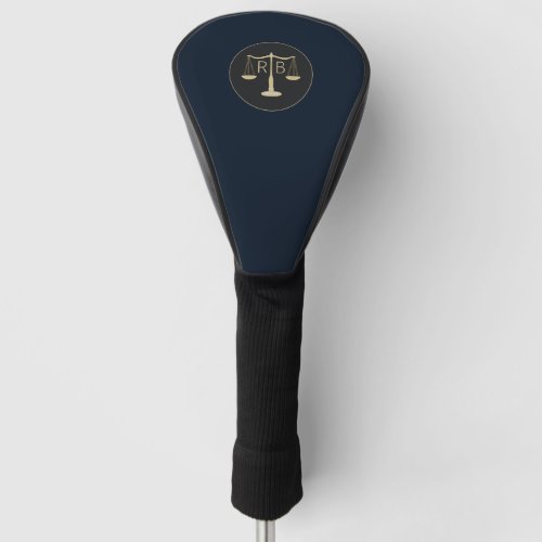 Scales Of Justice Golf Head Cover