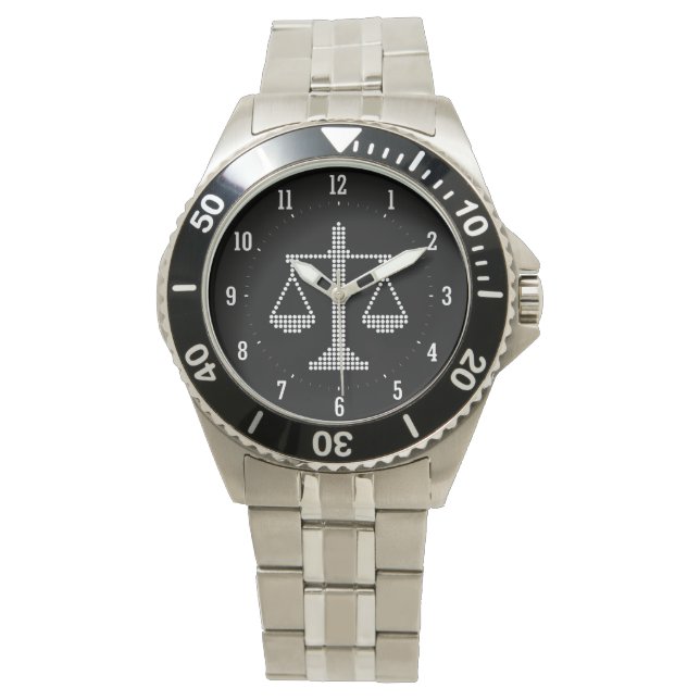 Scales of Justice | Hand Watch (Front)