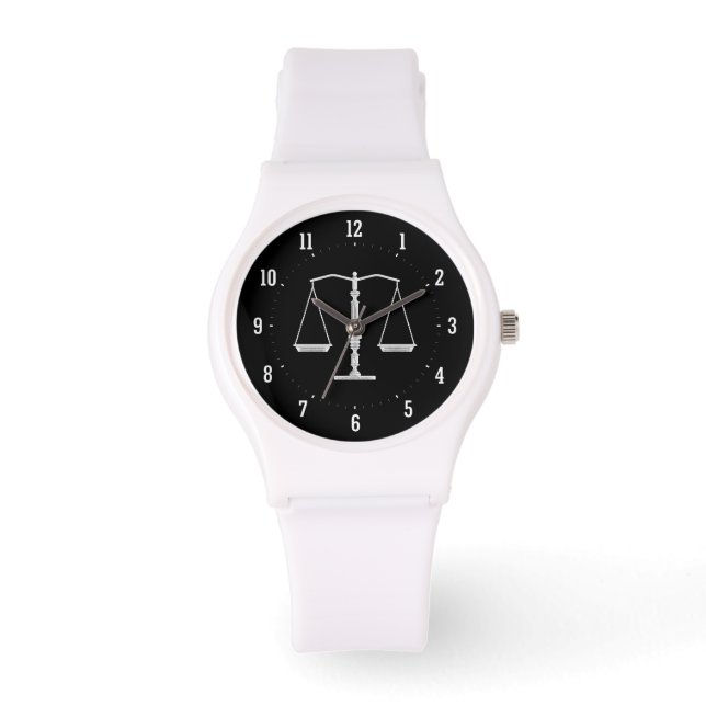 Scales of Justice | Hand Watch (Front)
