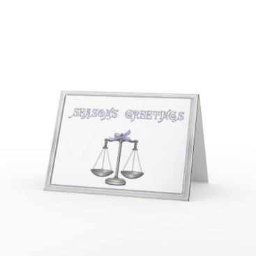 Scales of Justice Holiday Greeting Scales of Justice Holiday Greeting