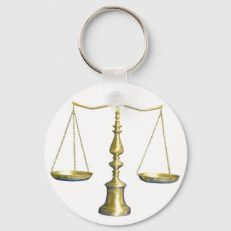 Scales of Justice Keychain